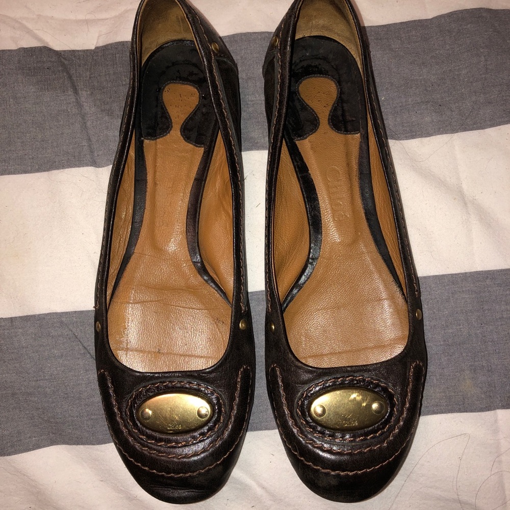 Vintage Chloé ballet flats, size 9.5